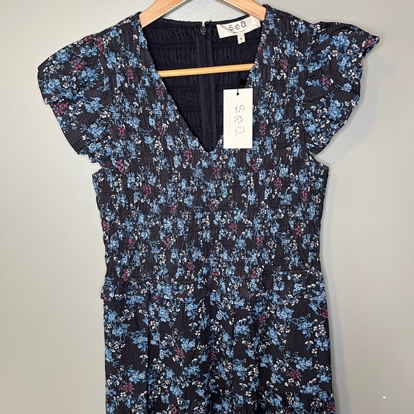 NWT SEA New York Tilly Dress Multi Floral - Picture 5 of 12